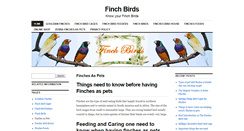 Desktop Screenshot of finchbird.org