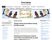Tablet Screenshot of finchbird.org